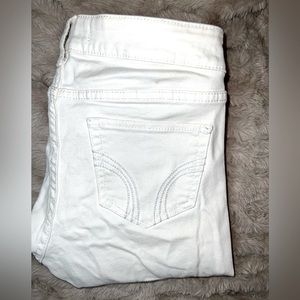 Hollister white jeans